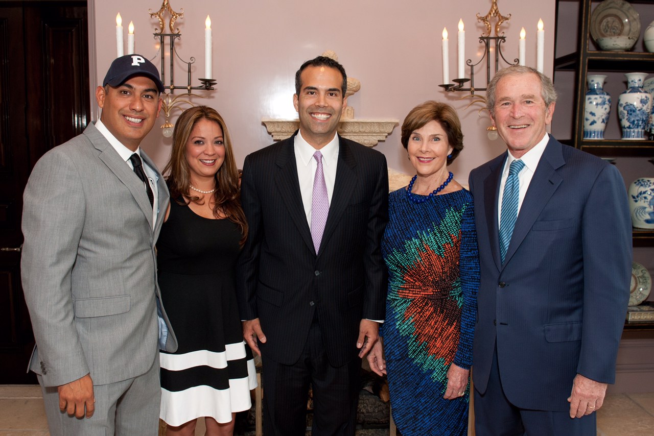 Dallas 2014 — with George W., Laura, and Adrienne