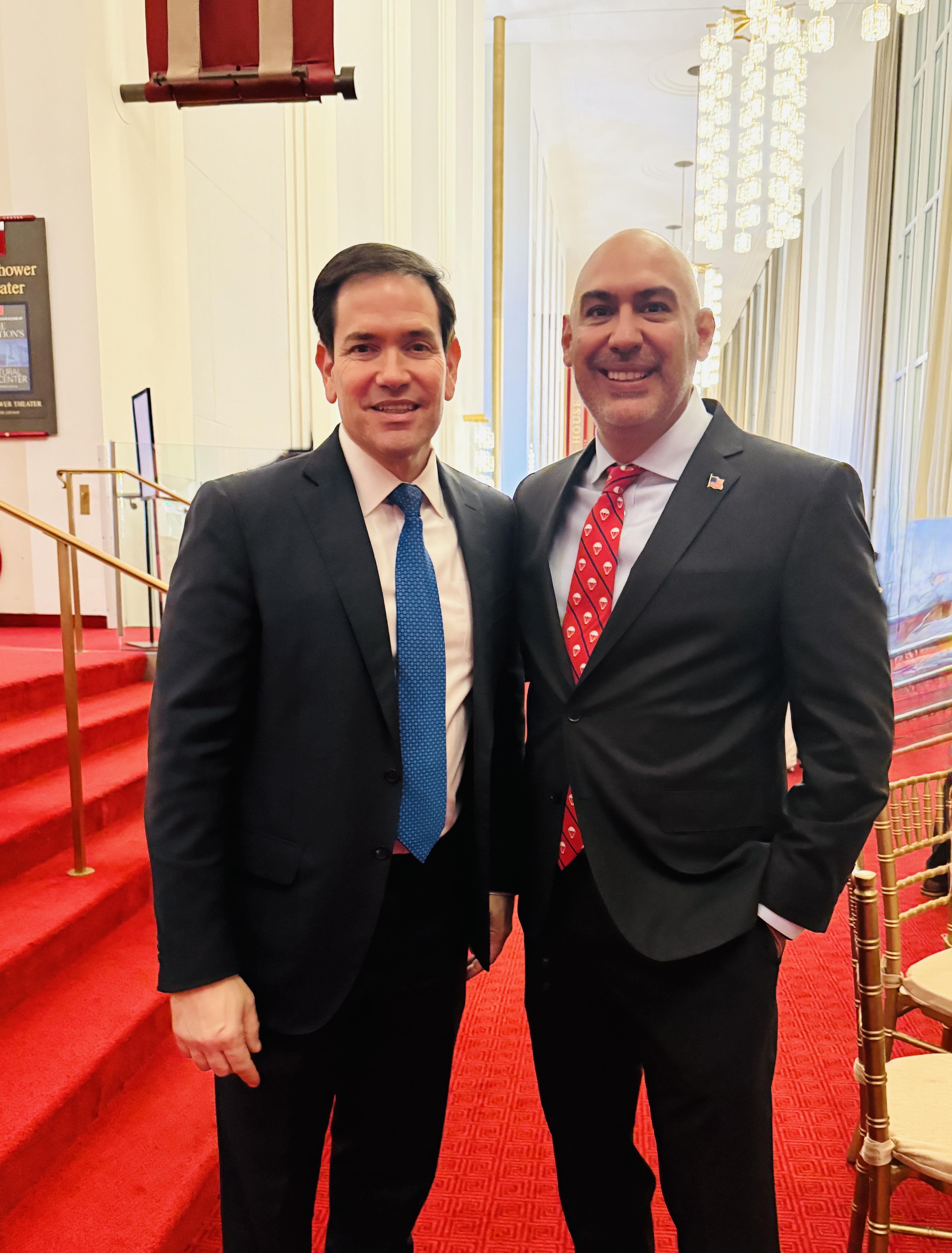 With Secretary of State Marco Rubio