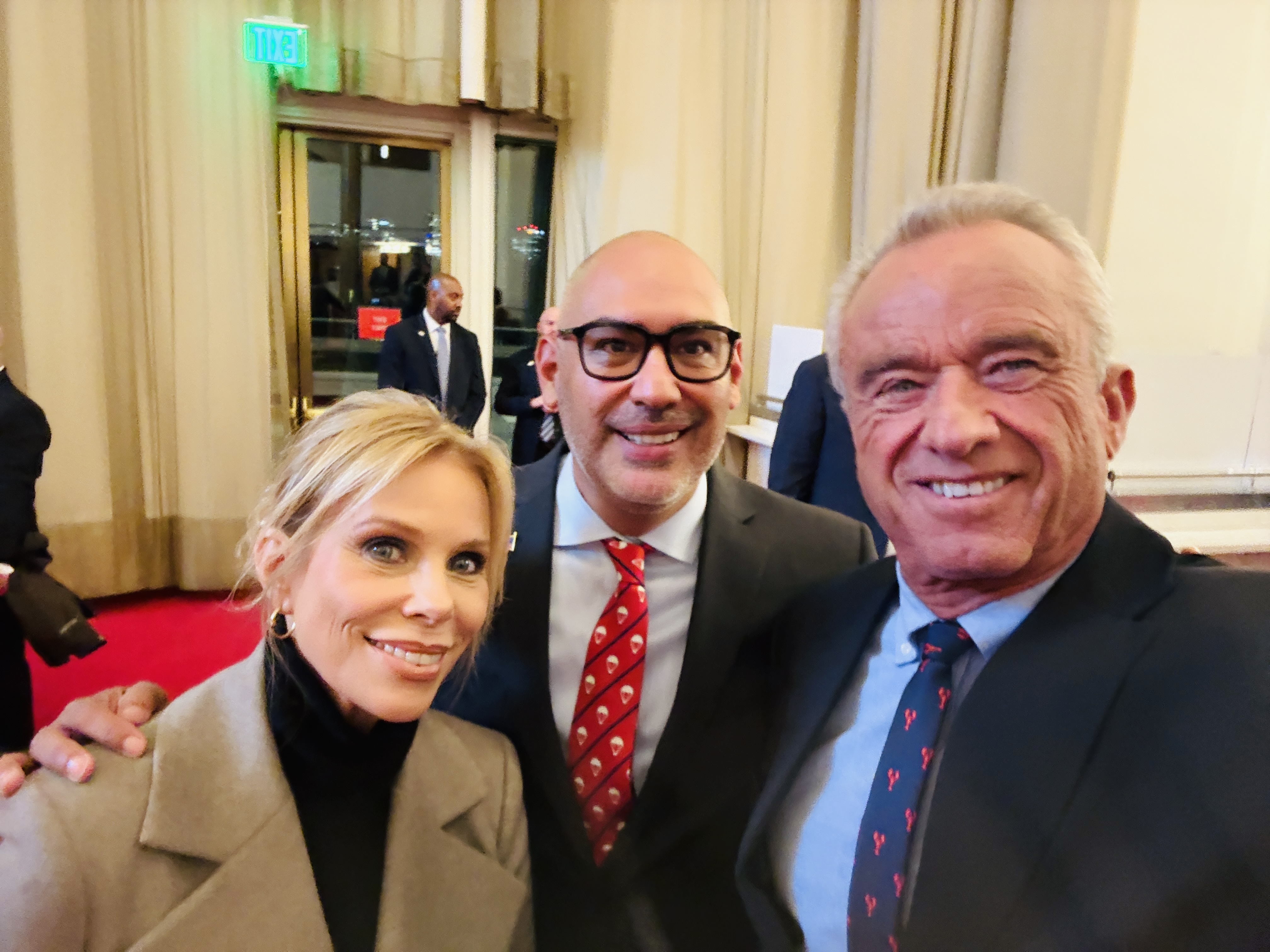 With Secretary RFK Jr. and Cheryl Hines