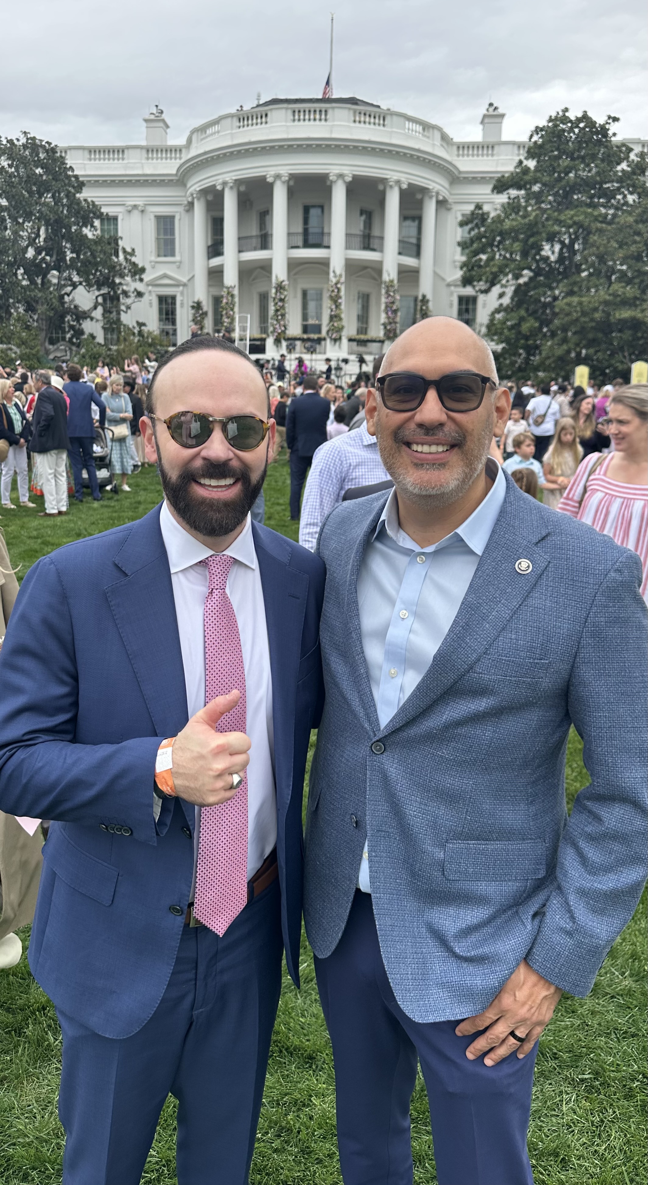 With Brand Kroeger, Easter Egg Roll 2025