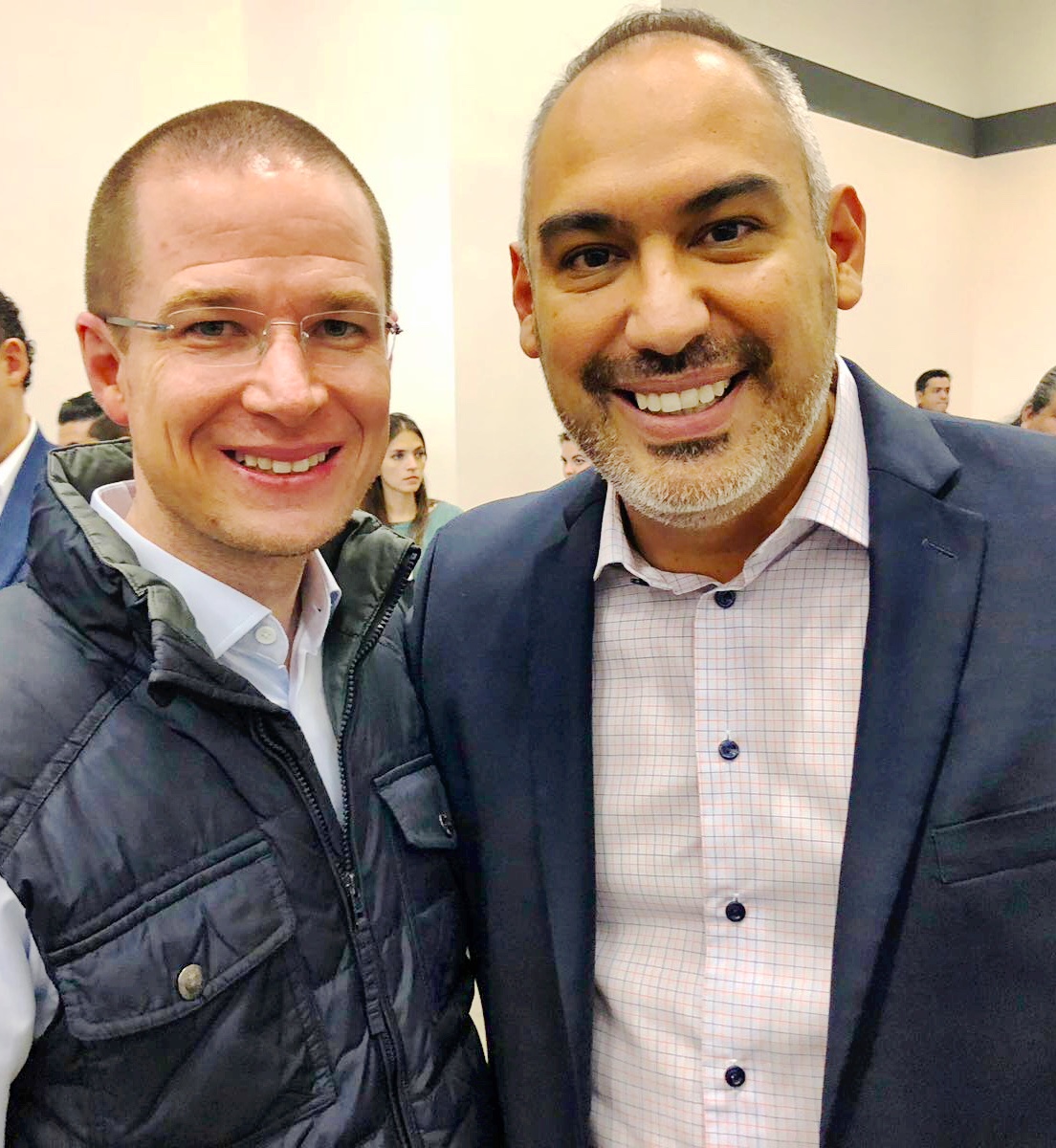 With Ricardo Anaya