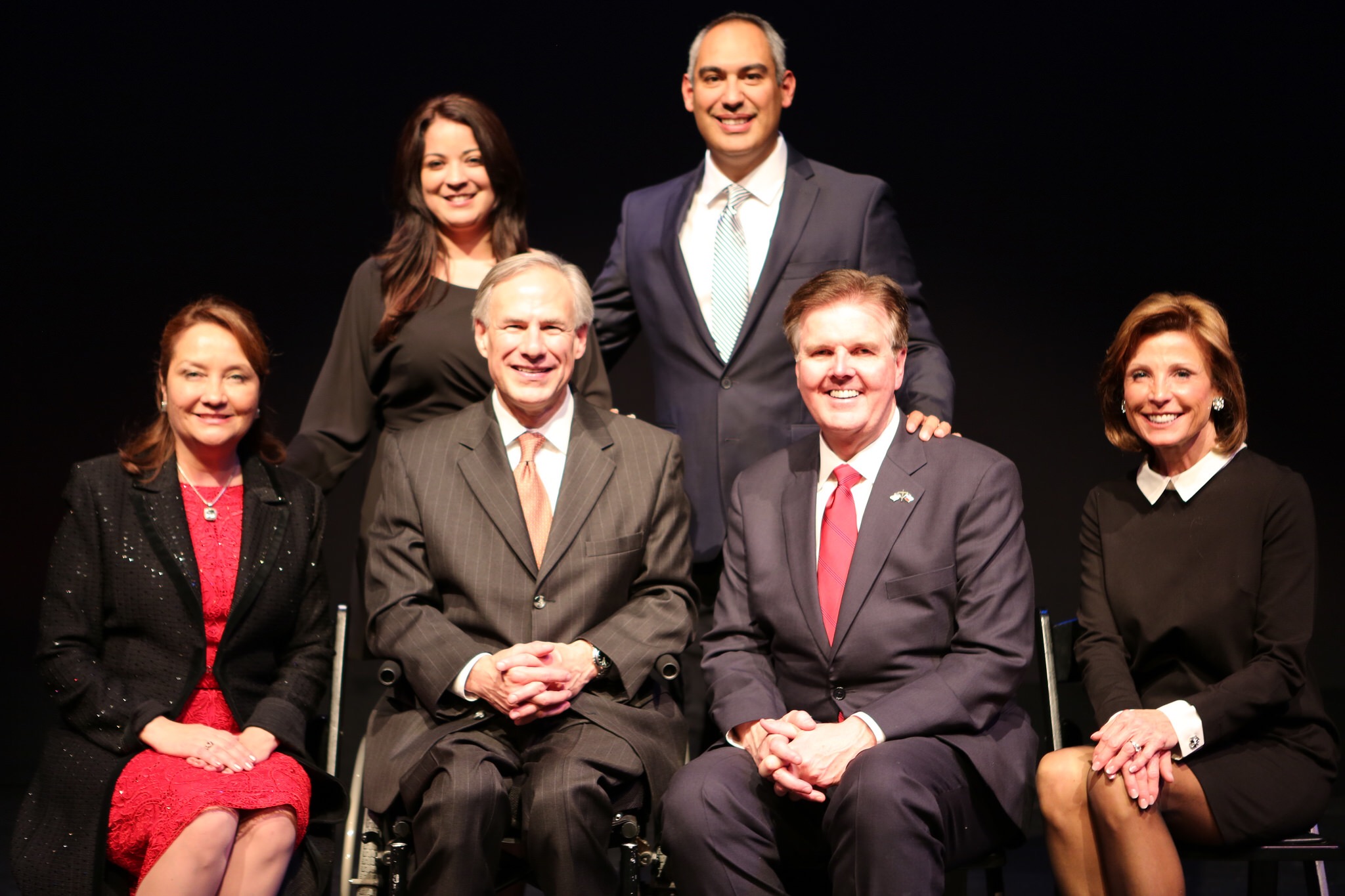 2015 Texas Inaugural with Gov. Abbott, Lt. Gov. Patrick and wives