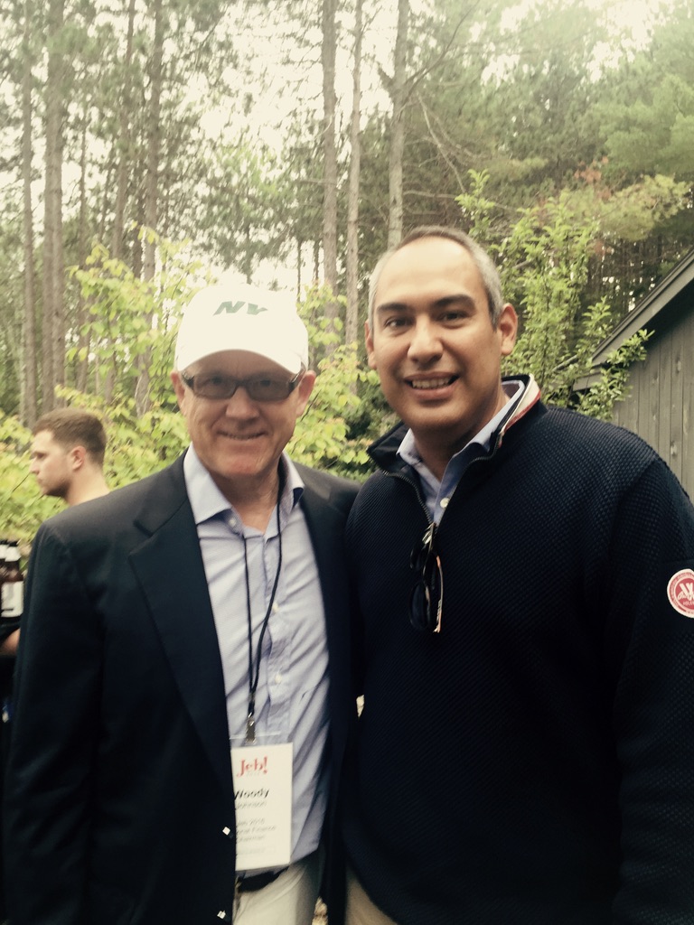 With Woody Johnson at Jeb! 2016 finance event