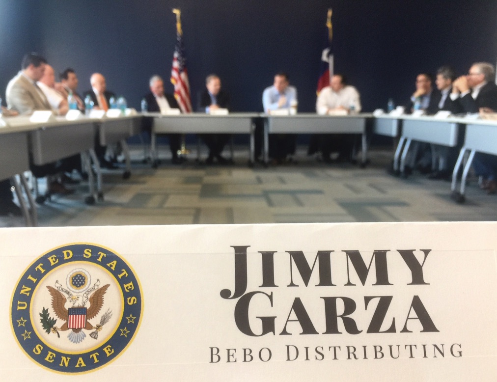 Jimmy Garza at U.S. Senate roundtable